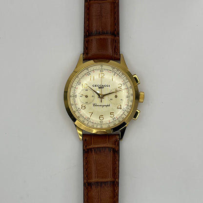 HERITAGE / MECHANICAL CHRONOGRAPH ST1902 / YELLOW-BROWN