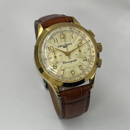 HERITAGE / MECHANICAL CHRONOGRAPH ST1902 / YELLOW-BROWN
