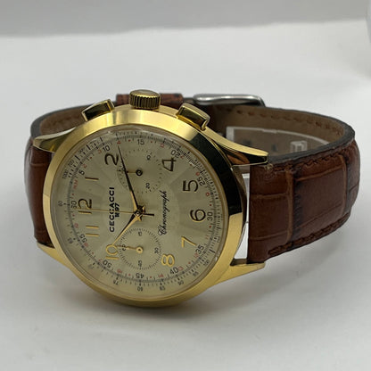 HERITAGE / MECHANICAL CHRONOGRAPH ST1902 / YELLOW-BROWN