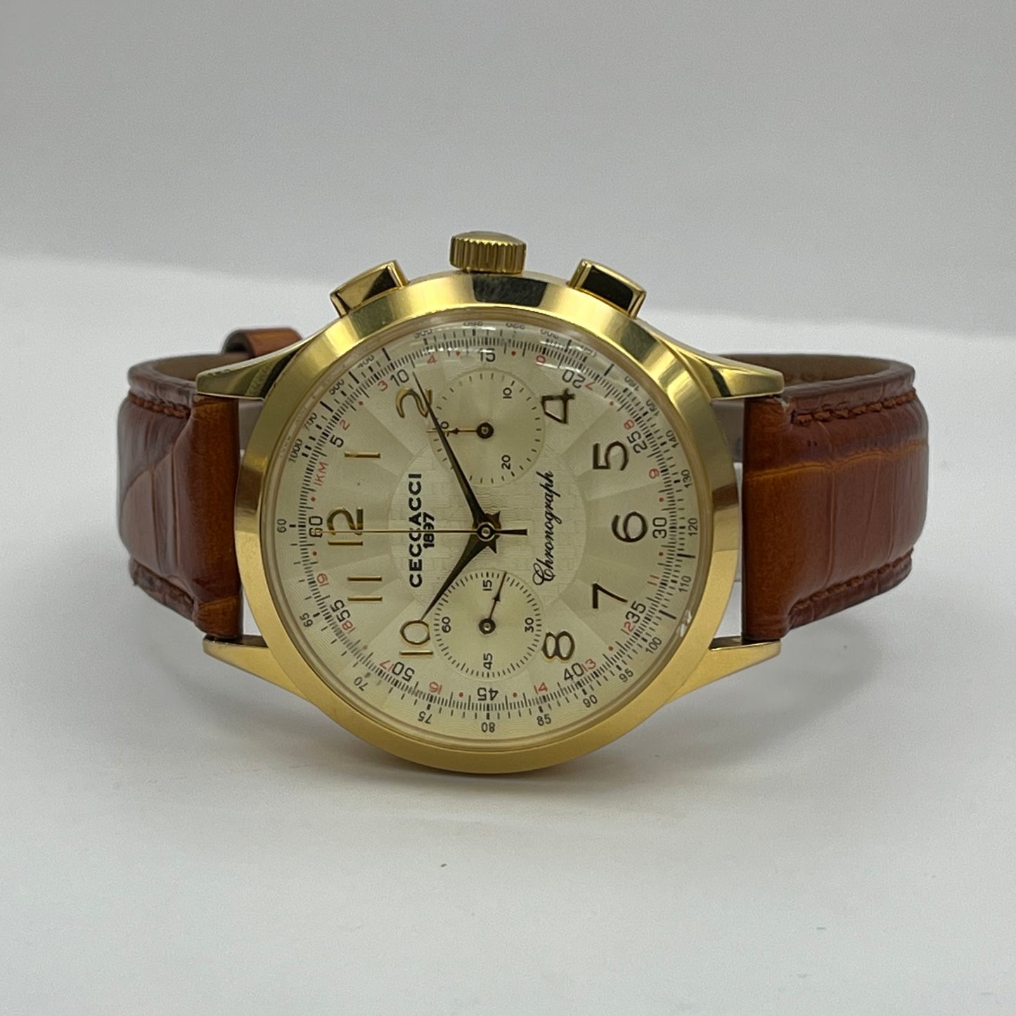 HERITAGE / MECHANICAL CHRONOGRAPH ST1902 / YELLOW-BROWN