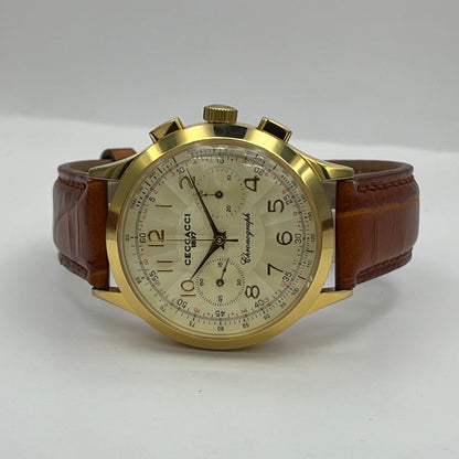 HERITAGE / MECHANICAL CHRONOGRAPH ST1902 / YELLOW-BROWN