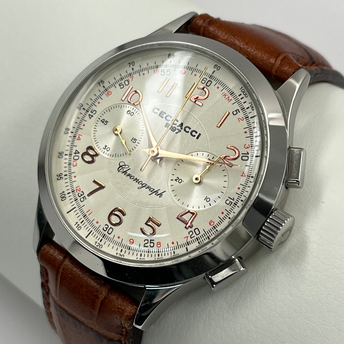 HERITAGE / MECHANICAL CHRONOGRAPH ST1902 / BROWN