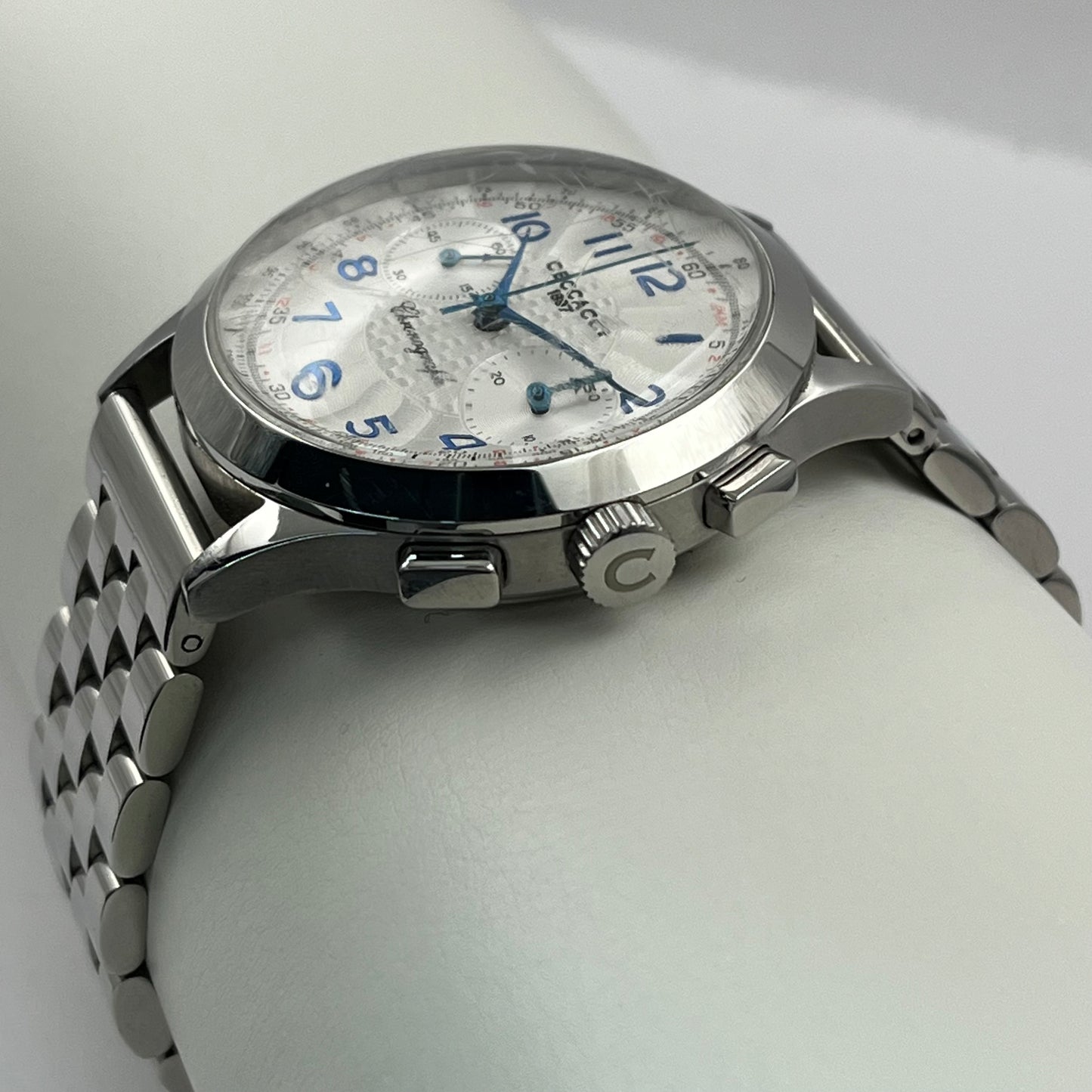 HERITAGE / MECHANICAL CHRONOGRAPH ST1902 / STEEL-BLUE