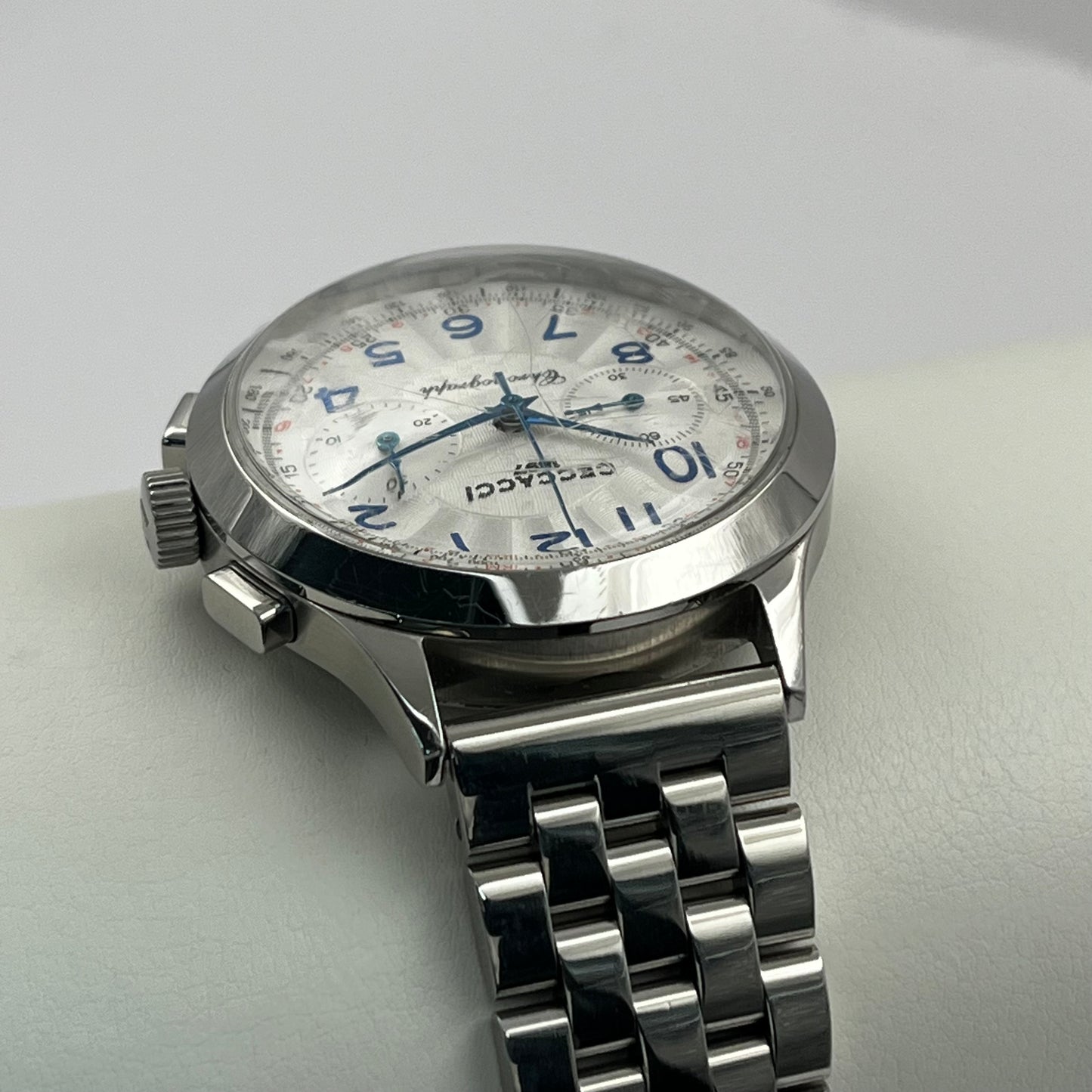 HERITAGE / MECHANICAL CHRONOGRAPH ST1902 / STEEL-BLUE