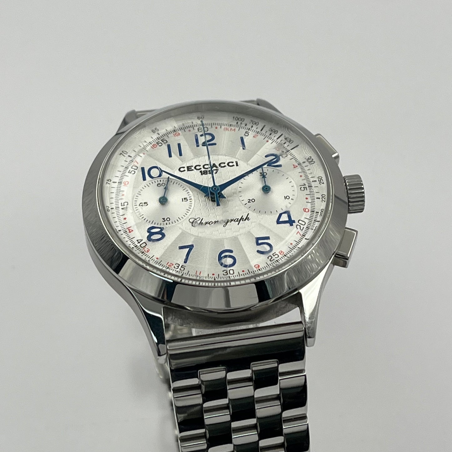 HERITAGE / MECHANICAL CHRONOGRAPH ST1902 / STEEL-BLUE