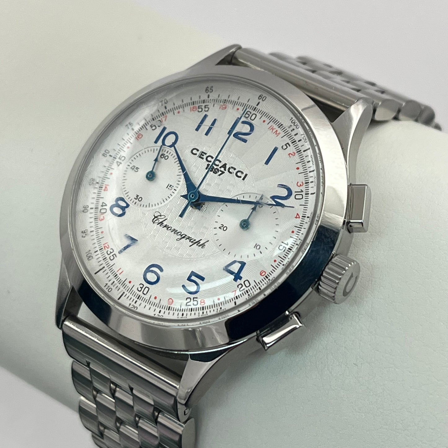 HERITAGE / MECHANICAL CHRONOGRAPH ST1902 / STEEL-BLUE