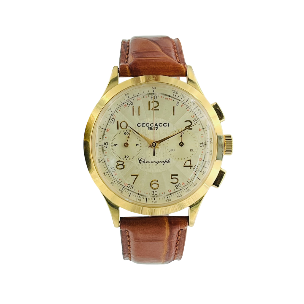 HERITAGE / MECHANICAL CHRONOGRAPH ST1902 / YELLOW-BROWN