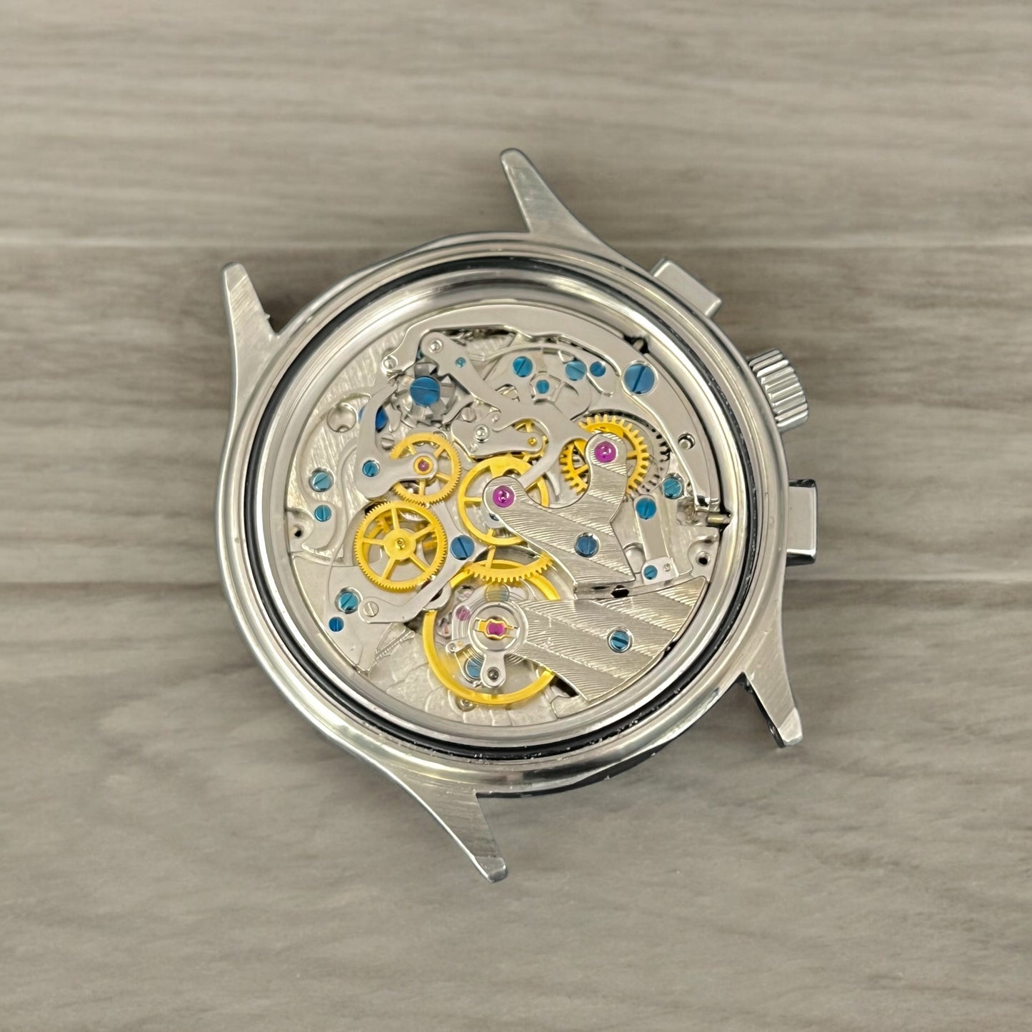 HERITAGE / MECHANICAL CHRONOGRAPH ST1902 / STEEL-BLUE